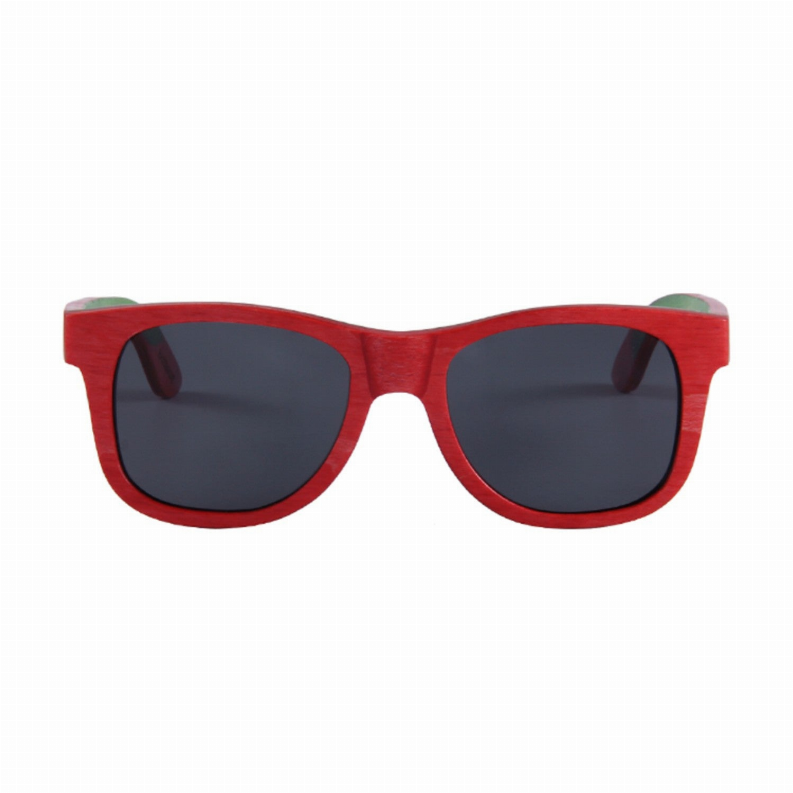 Barcelona D-Frame SkateBoard Wood Sunglasses