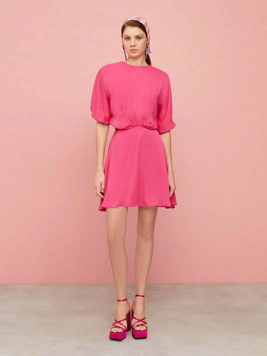 Mini Dress With Shoulder Pads