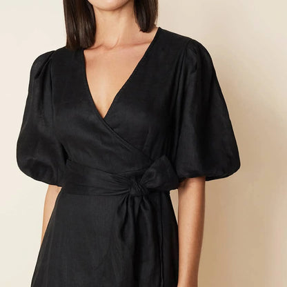 100% Linen Dress Own Design Style 50