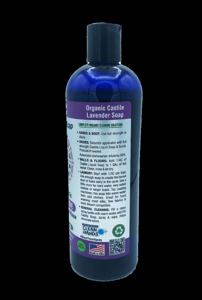 Organic Castile Liquid Soap, Unscented 12 pack (8 oz)